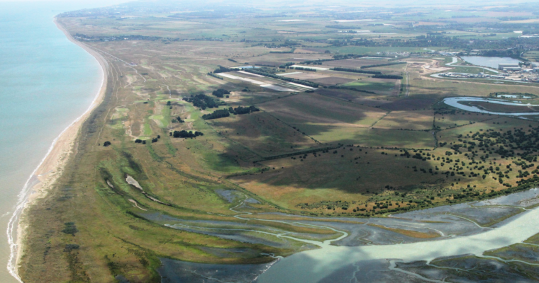 Coastal view from the air