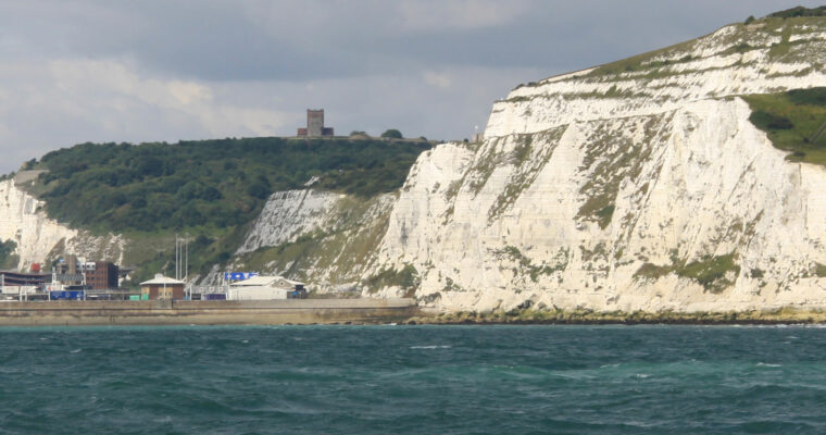 White Cliffs at Dover Port